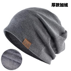Thin thick warm winter beanie cap for men women