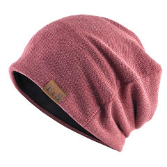 Thin thick warm winter beanie cap for men women