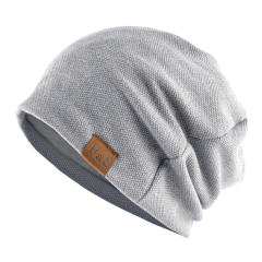 Thin thick warm winter beanie cap for men women