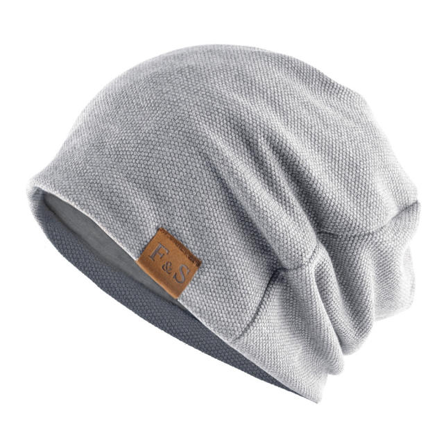 Thin thick warm winter beanie cap for men women