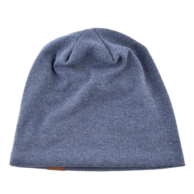 Thin thick warm winter beanie cap for men women