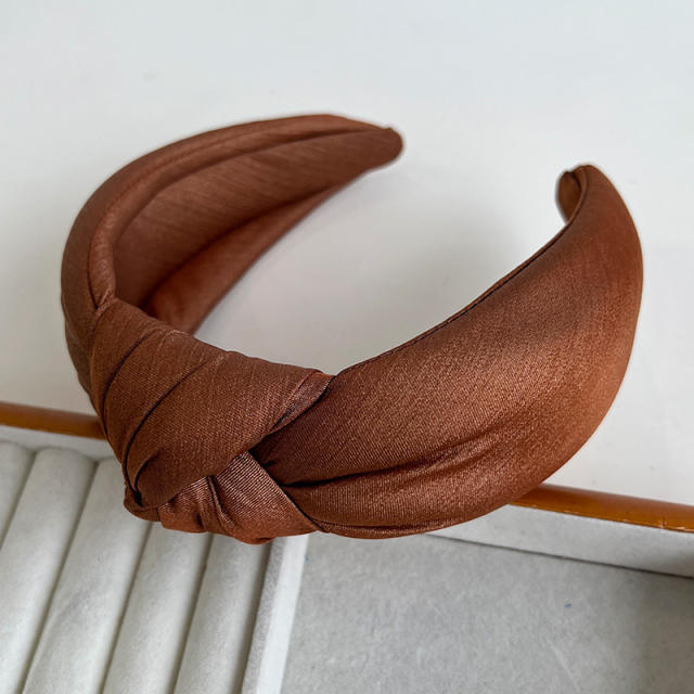 Winter autumn design knotted headband padded headband for women