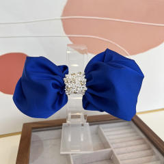 Korean fashion sweet bow diamond stereo french barrette hair clips