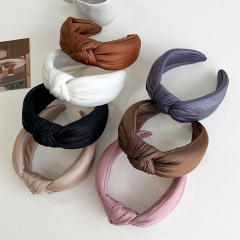 Winter autumn design knotted headband padded headband for women