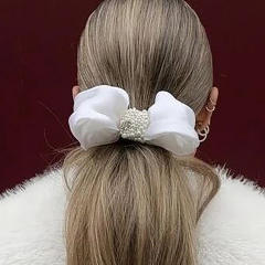 Korean fashion sweet bow diamond stereo french barrette hair clips