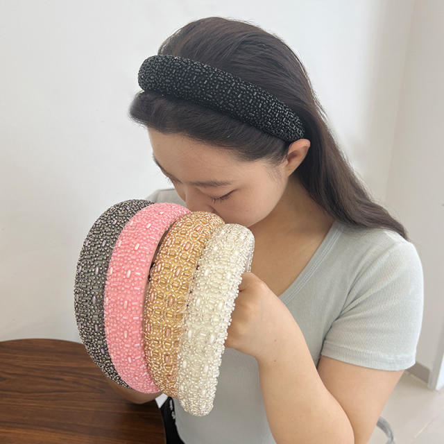 Luxury handmade padded headband