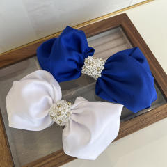 Korean fashion sweet bow diamond stereo french barrette hair clips