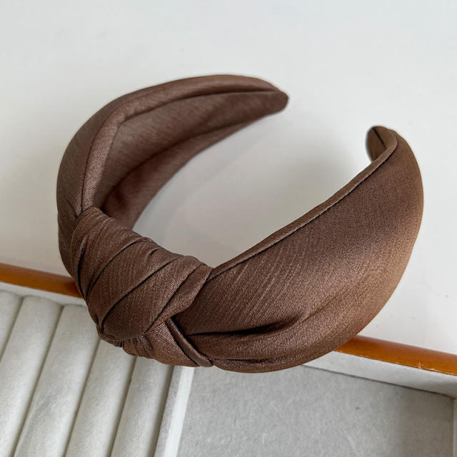 Winter autumn design knotted headband padded headband for women