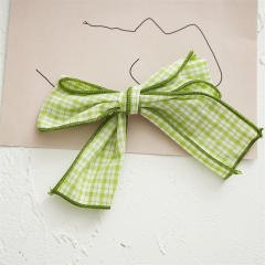Colorful palid sweet bow french barrette hair clips