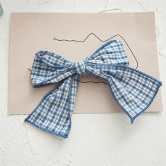 Colorful palid sweet bow french barrette hair clips