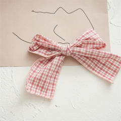 Colorful palid sweet bow french barrette hair clips