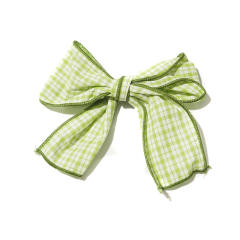 Colorful palid sweet bow french barrette hair clips