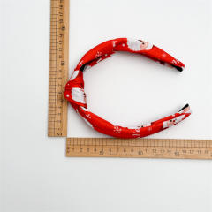 Snowmane santa claus knotted headband christmas headband