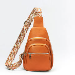 Good quality PU leather sling bag