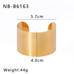 18KG wide design stainless steel cuff bangle chunky bangle