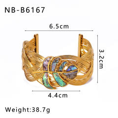 18KG wide design stainless steel cuff bangle chunky bangle