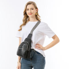 Good quality PU leather sling bag