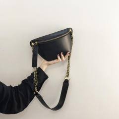 Elegant good quality PU leather funny pack waist bag