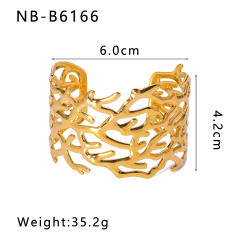 18KG wide design stainless steel cuff bangle chunky bangle
