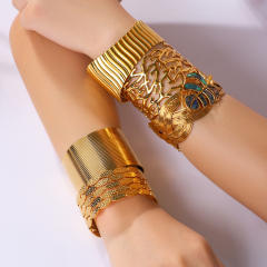 18KG wide design stainless steel cuff bangle chunky bangle