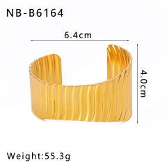 18KG wide design stainless steel cuff bangle chunky bangle