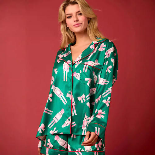 Autumn winter christmas pajamas house clothing