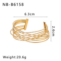 Personality hollow out leaf flower chunky stainless steel cuff bangle