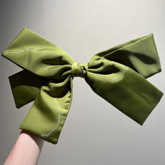 Oversized bow fashion show model same design french barrette hair clips