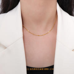 Super shiny diamond star stainless steel necklace bracelet set