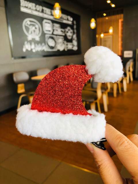 2024 sweet christmas decoration hair clips for adult kids