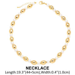 18K gold plated copper hollow out ball bead choker necklace bracelet set