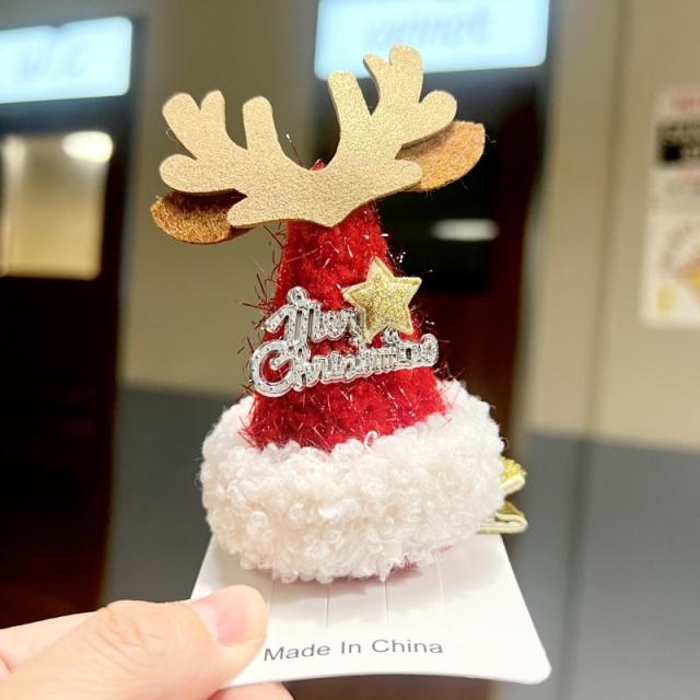 2024 sweet christmas decoration hair clips for adult kids