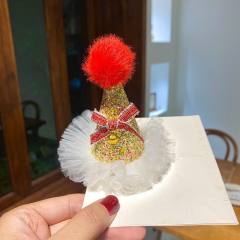 2024 sweet christmas decoration hair clips for adult kids