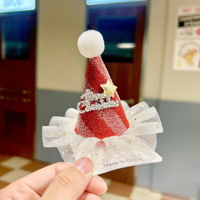 2024 sweet christmas decoration hair clips for adult kids