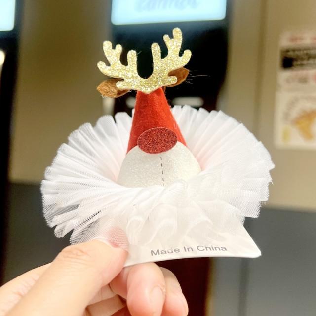 2024 sweet christmas decoration hair clips for adult kids