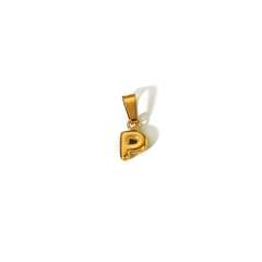 18KG mini bubble letter stainless steel charm