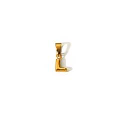 18KG mini bubble letter stainless steel charm