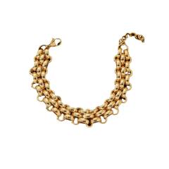 Chunky stainless steel braid chain bracelet collection