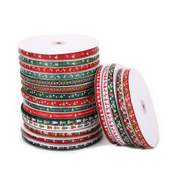 1cm 100 yards christmas ribbon gift packing strap