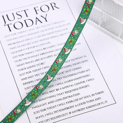 1cm 100 yards christmas ribbon gift packing strap