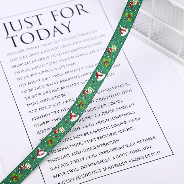 1cm 100 yards christmas ribbon gift packing strap