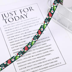 1cm 100 yards christmas ribbon gift packing strap