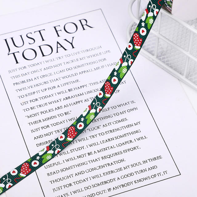 1cm 100 yards christmas ribbon gift packing strap