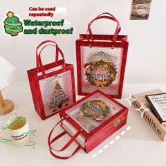 Christmas PP frosted design gift bag