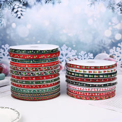 1cm 100 yards christmas ribbon gift packing strap