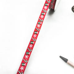 1cm 100 yards christmas ribbon gift packing strap