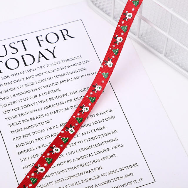 1cm 100 yards christmas ribbon gift packing strap