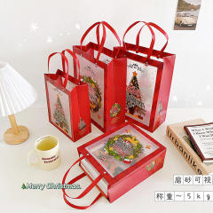 Christmas PP frosted design gift bag