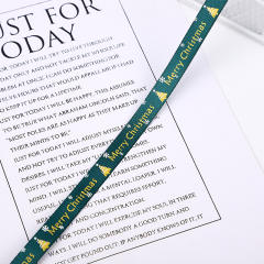 1cm 100 yards christmas ribbon gift packing strap