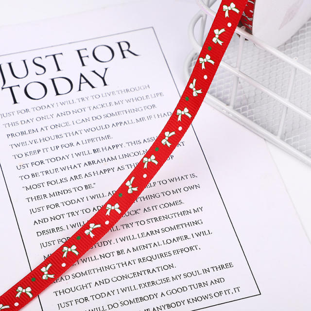 1cm 100 yards christmas ribbon gift packing strap